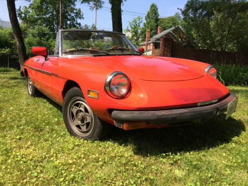 1982 alfa romeo spider veloce convertible 2.0l 1962cc - runs great fun to drive!