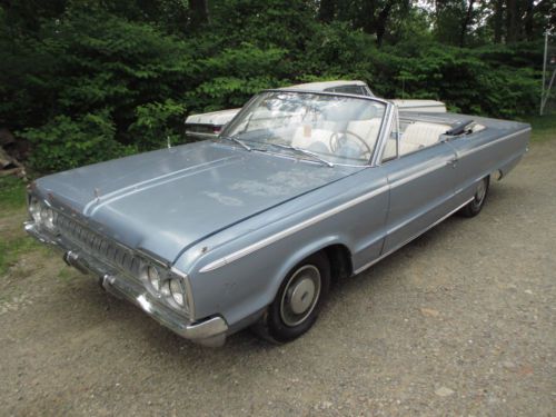 1965 dodge polara mopar convertible restorable w/ 383 runs project car