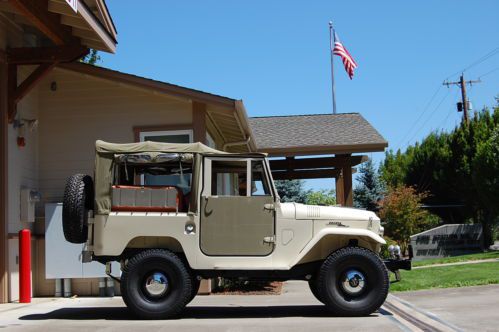 1966 toyota landcruiser factory soft top fj40 ground up restored - none better!