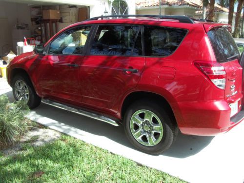 2010 rav4 immaculate burgendy with cream interior chrome step / fact wheels mint