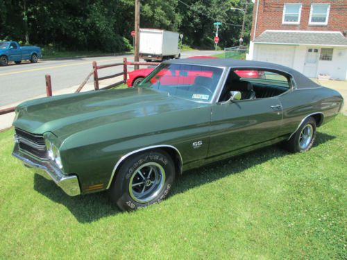 1970 chevrolet chevelle ss 396 4 speed unrestored survivor barn find