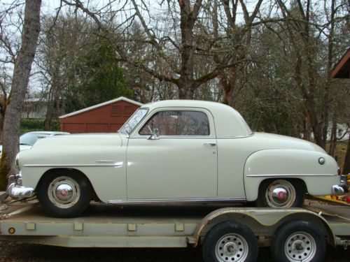 1951 plymouth concord three window business coupe 3 original two owner survivor
