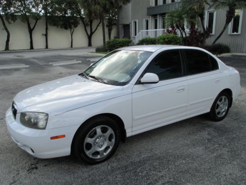 2003 hyundai elantra . white . clean title. 85,xxx miles