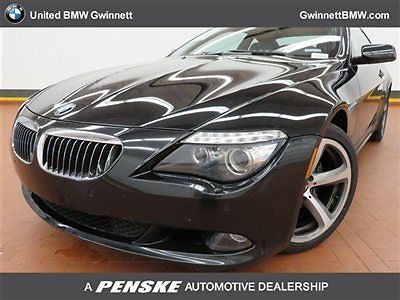 650i 6 series low miles 2 dr coupe automatic gasoline 4.8l 8 cyl black sapphire