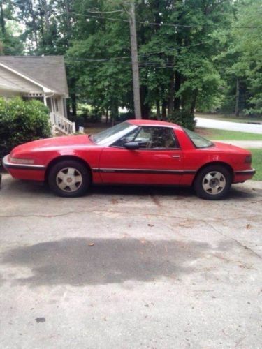 Buick reatta, buick, reatta, red, coupe, good condition, runs good, unique, rare