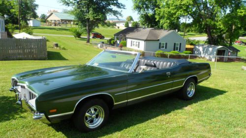 1971 ltd convertible, dark green metallic, 400 v8, c6 automatic, reman engine