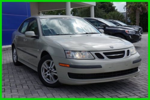 2007 saab 93 9-3 2.0t  turbo 2l i4 16v automatic sunroof leather clean carfax