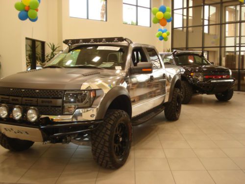 2013 chrome wrap ford raptor certified vehicle must see.