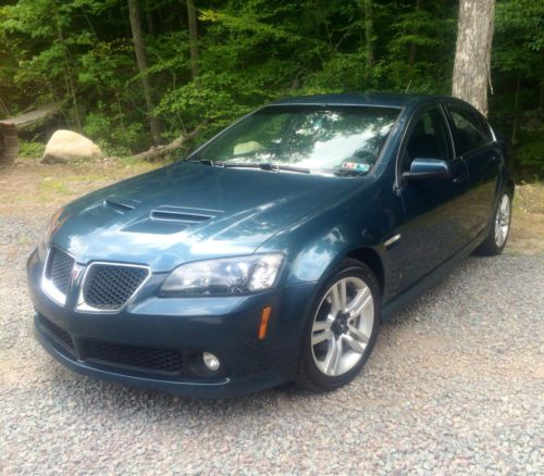 2009 pontiac g8 base sedan 4-door 3.6l blue car