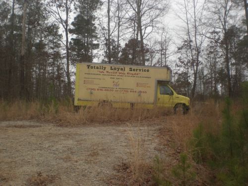 1993 ford econoline truck cutaway e-350 box van 14 foot work van walk thru 8 cyl