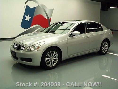 2008 infiniti g35 journey sedan sunroof leather 79k mi texas direct auto