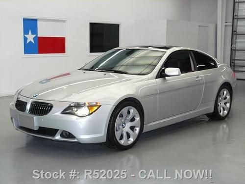 2007 bmw 650i sport sunroof nav hud htd leather 38k mi! texas direct auto