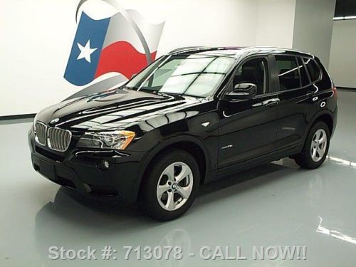 2011 bmw x3 xdrive 28i awd pano sunroof navigation 14k texas direct auto