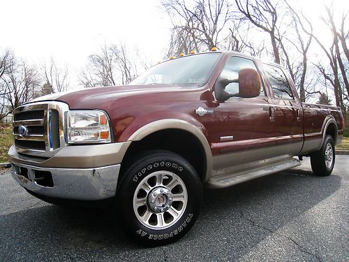 Clean carfax! tow package! leather! sunroof! f250 pickup crew cab 4dr 4wd