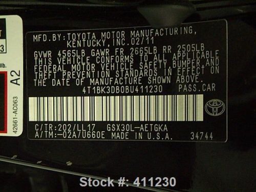 2011 TOYOTA AVALON SPORT SUNROOF HEATED LEATHER 43K MI TEXAS DIRECT AUTO, US $23,980.00, image 20