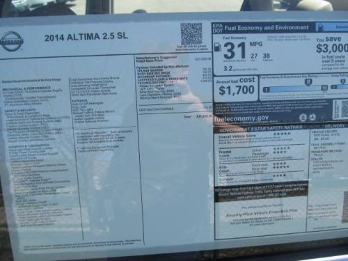 2014 Nissan Altima 2.5 SL, US $27,132.00, image 12