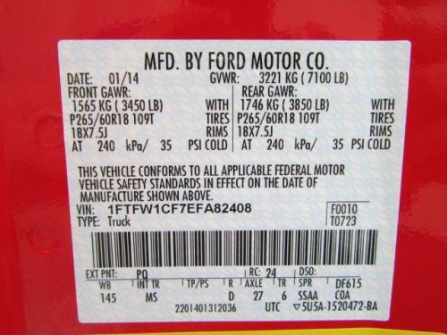 2014 Ford F150 XLT, US $39,025.00, image 3