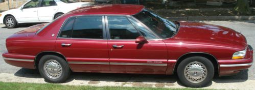 1996 buick park avenue 42k 1 owner red/red leather all power garage kept mint!