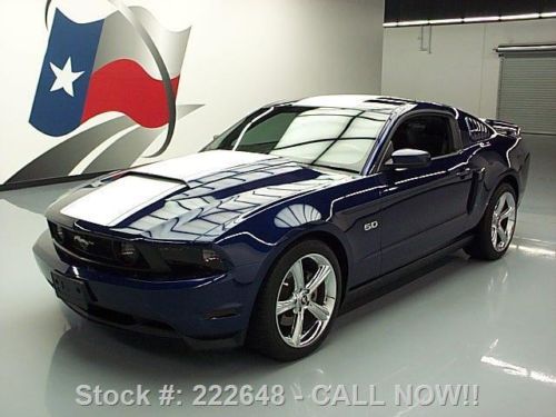 2012 ford mustang gt premium 5.0 leather 19&#034; wheels 43k texas direct auto