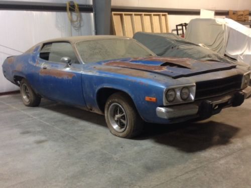 1973 plymouth roadrunner, roadrunner, barn find, plymouth, hot rod, rat rod