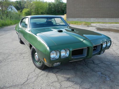 1970 pontiac gto, ram air iv coupe, 4 speed, 400ci 370hp one of 326