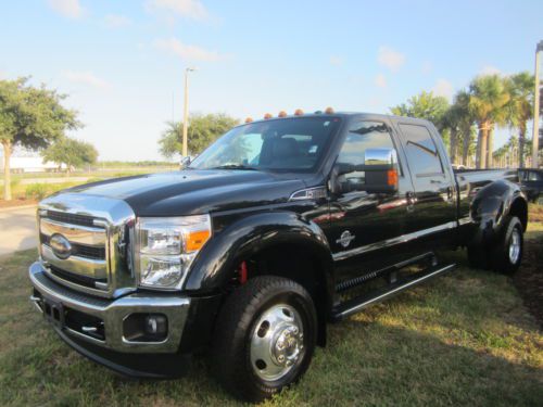 Powerstroke diesel 4x4 dual rear wheels automatic leather tow package low miles