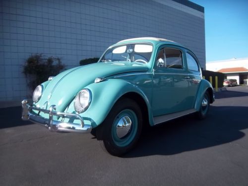 1962 vw beetle ragtop pan off restoration mint condition. everything rebuilt