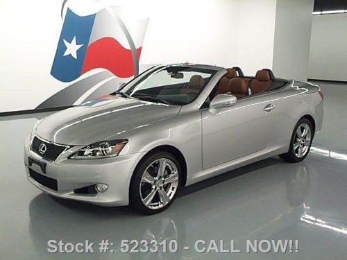 2012 lexus is250c hardtop convertible nav rear cam 10k texas direct auto