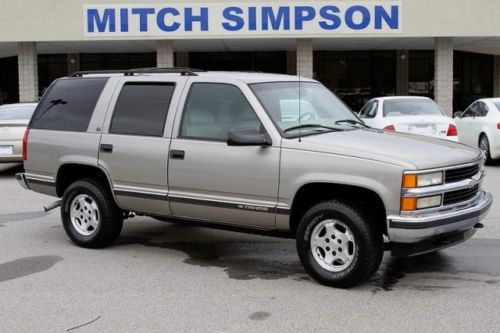 1999 chevrolet tahoe lt 4x4  leather  5.7 l v8      no reserve