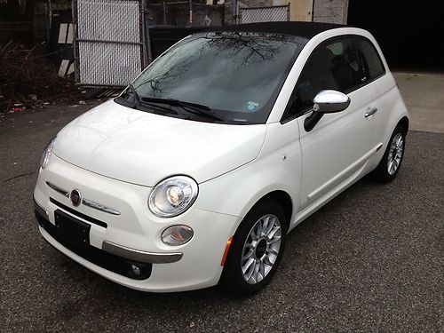 2012 fiat 500 loung convertable