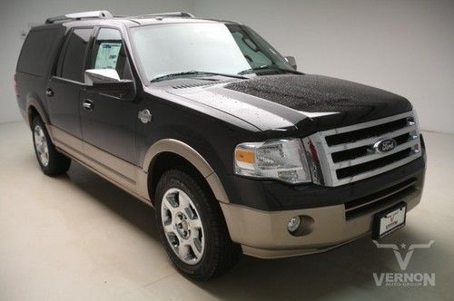 2013 king ranch 2wd el navigation 20s chrome leather heated rear dvd sunroof v8