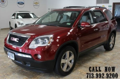 2009 gmc acadia slt2~nav~back up cam~heated seats~dual roof~warranty~lqqk