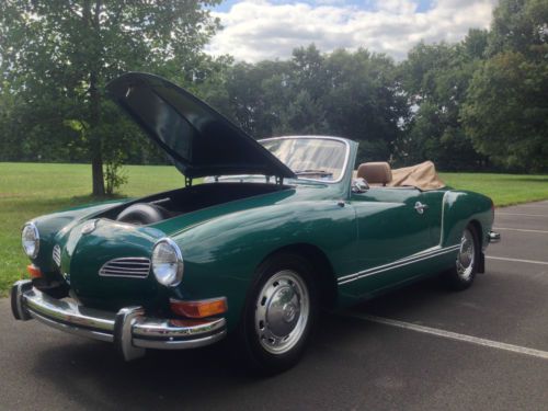 1972 volkswagen karmann ghia base 1.6l