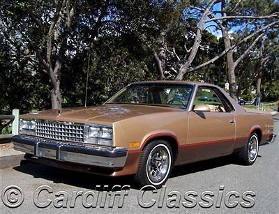 86 el camino ss sport decor package 5.0l v-8-auto-a/c-p/windows*california car*