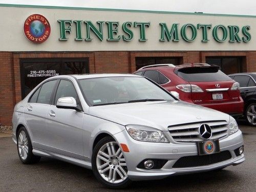 2009(09) mercedes-benz c300 4matic sport awd premium pckg one owner loaded