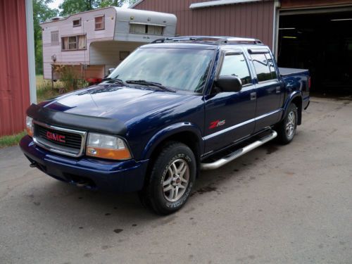 2003 sonoma crew cab 4x4 pickup zr5 package