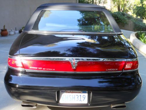 1997 lincoln mark viii v8 coupe super low 63k miles - rare black beauty in calif