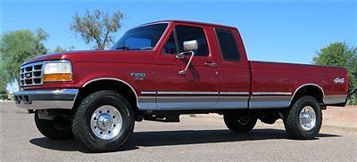 1997 ford f250 xlt 7.3l diesel ext cab 4x4 a/t in excellent cond very low miles