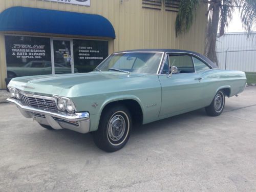 1965 chevrolet impala ss all #&#039;s matching a/c frame-off restoration