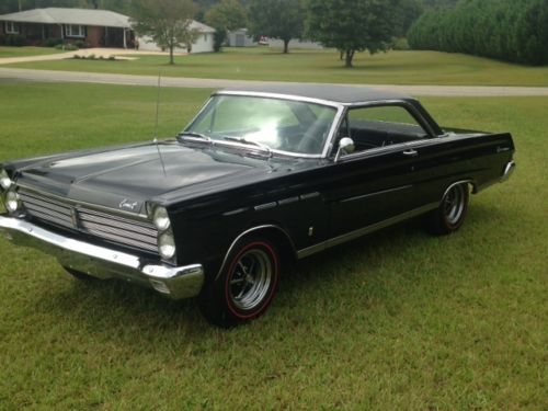 1965 mercury comet caliente hdtp--factory b;ack-black--cold air lo mi