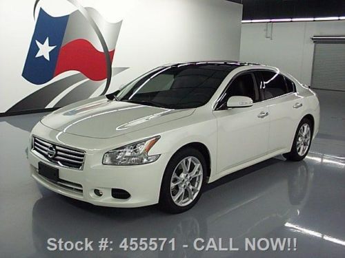 2014 nissan maxima sv prem tech dual sunroof nav 15k mi texas direct auto