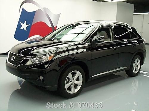 2010 lexus rx350 awd sunroof leather nav rear cam 21k! texas direct auto