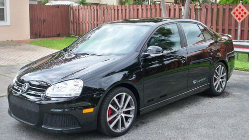 2010 volkswagen jetta tdi cup edition sedan black auto turbo diesel vw loaded!