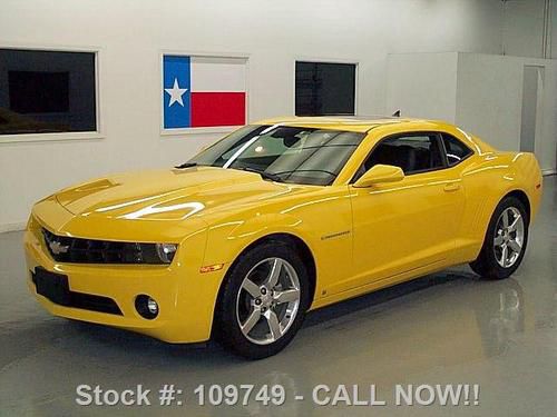 2010 chevy camaro lt2 ss auto htd leather sunroof 42k texas direct auto