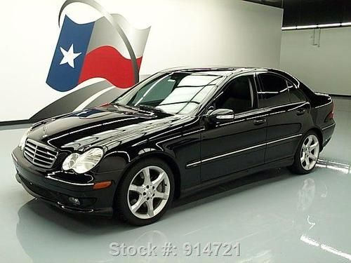2007 mercedes-benz c230 sport sunroof leather 67k miles texas direct auto