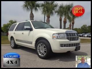 2008 lincoln navigator 4wd navigation/rear dvd/pwr running boards &amp; more!