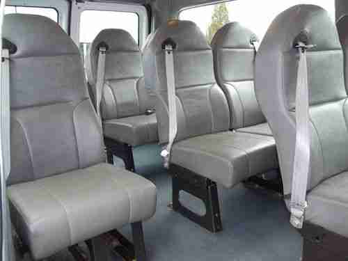 Buy used 2009 Ford 10 Passenger Window Van, School Bus with Aisle ...