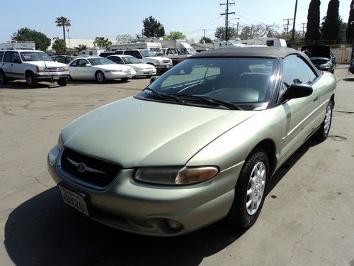 2000 chrysler sebring jx convertible 2-door 2.5l, no reserve