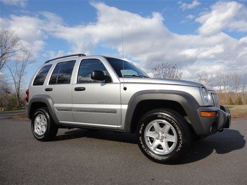 2002 jeep liberty sport 4x4 1-owner low miles power-roof exceptional-condition!