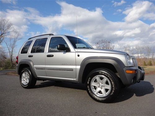 2002 jeep liberty sport 4x4 1-owner low miles power-roof exceptional-condition!